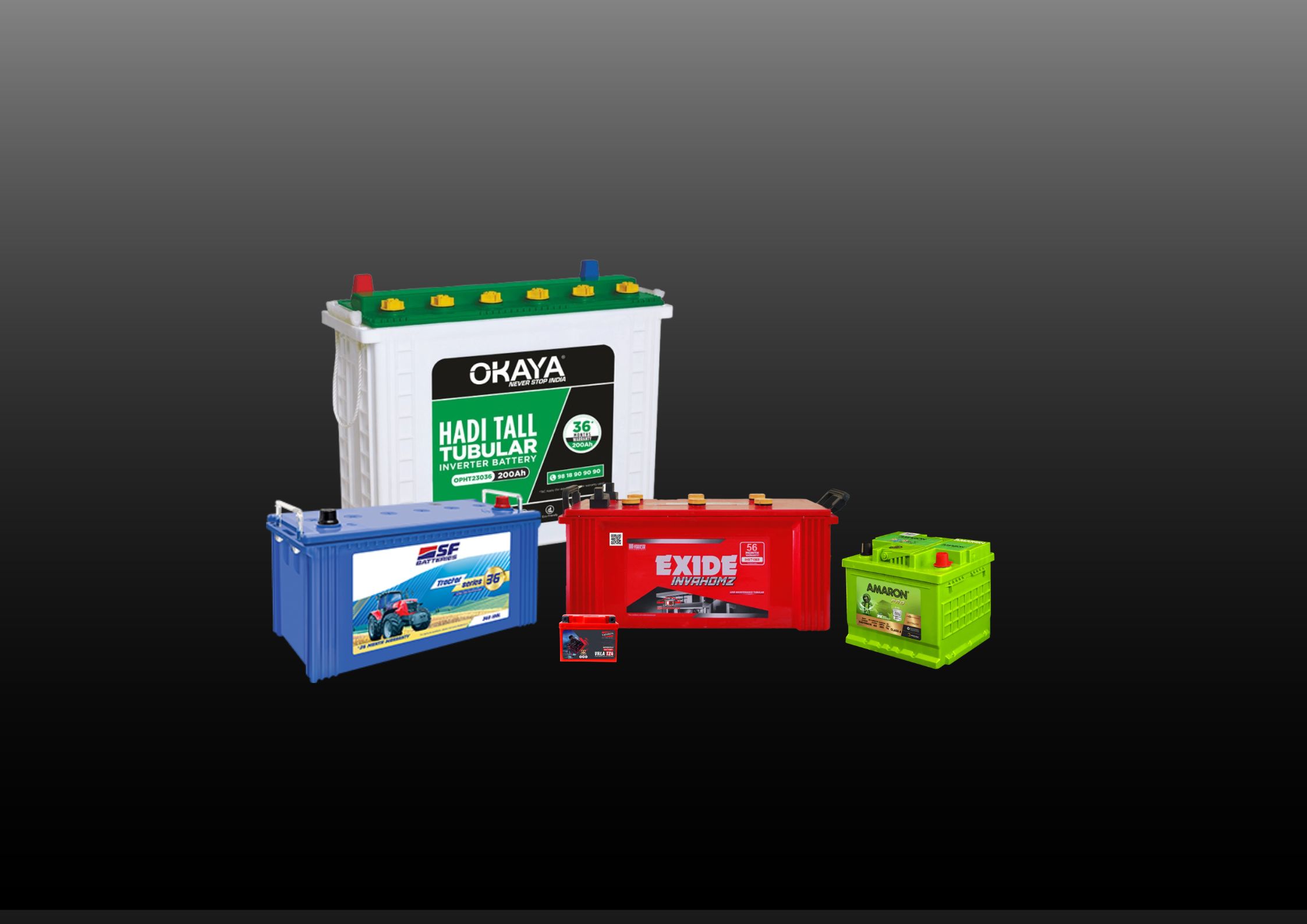 Premium automotive car batteries at Orange City Batteries Nagpur
